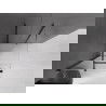 Mexen Velar cabină de duș extensibilă 120 x 120 cm, transparent, neagră - 871-120-120-01-70