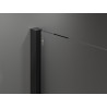 Mexen Velar 150 x 85 cm-es tolóajtós zuhanykabin, átlátszó, fekete - 871-150-085-01-70