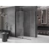 Mexen Velar cabina de duș glisantă 150 x 90 cm, transparentă, neagră - 871-150-090-01-70