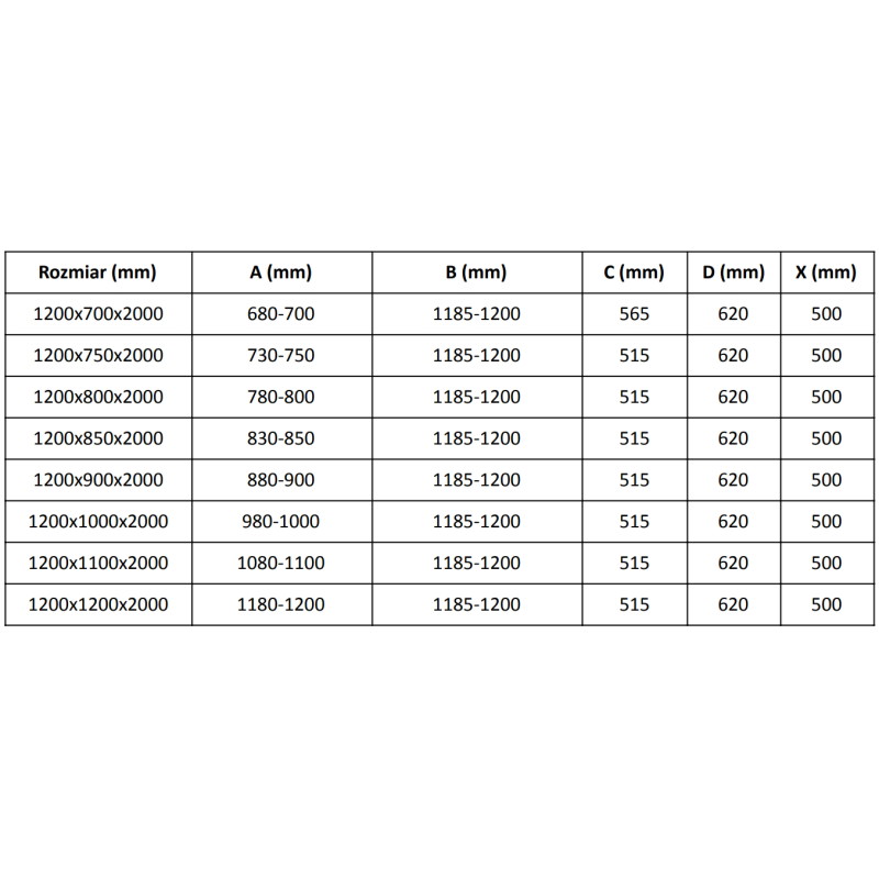 Mexen Velar tolóajtós zuhanykabin 120 x 70 cm, átlátszó, rózsaarany - 871-120-070-01-60
