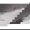 Mexen Velar cabină de duș extensibilă 120 x 85 cm, transparent, Roz-auriu - 871-120-085-01-60