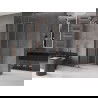 Mexen Velar cabină de duș extensibilă 100 x 100 cm, transparent, Roz-auriu - 871-100-100-01-60
