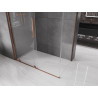 Mexen Velar 150 x 90 cm-es tolóajtós zuhanykabin, átlátszó, rózsaarany - 871-150-090-01-60