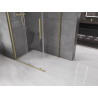 Mexen Velar 90 x 100 cm-es, átlátszó, arany szálcsiszolt tolóajtós zuhanykabin - 871-090-100-01-55