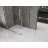 Mexen Velar cabină de duș glisantă 110 x 90 cm, transparentă, auriu periat - 871-110-090-01-55