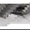 Mexen Velar tolóajtós zuhanykabin 140 x 70 cm, Átlátszó, szálcsiszolt arany - 871-140-070-01-55
