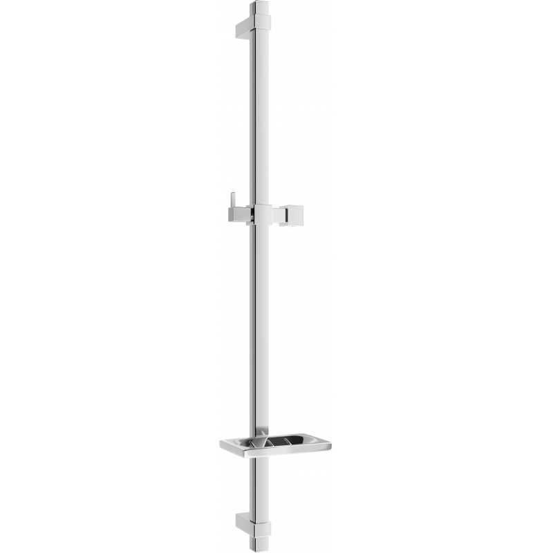 Mexen DQ zuhanyrúdtartó szappantartóval, 80 cm, króm - 79381-00