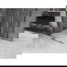 Mexen Velar tolóajtós zuhanykabin 130 x 80 cm, Átlátszó, szálcsiszolt gun gray - 871-130-080-01-66