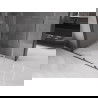 Mexen Velar tolóajtós zuhanykabin 140 x 70 cm, Átlátszó, szálcsiszolt gun gray - 871-140-070-01-66