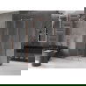 Mexen Velar cabină de duș extensibilă 140 x 100 cm, transparent, Cupru cu aspect periat - 871-140-100-01-65