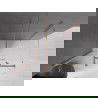 Mexen Velar cabină de duș extensibilă 140 x 100 cm, transparent, Cupru cu aspect periat - 871-140-100-01-65