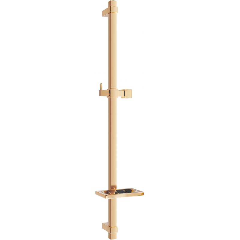 Mexen DQ bară de duș cu săpunieră 80 cm, aur roz - 79381-60