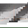 Mexen Velar cabină de duș extensibilă 140 x 75 cm, transparent, Cupru cu aspect periat - 871-140-075-01-65