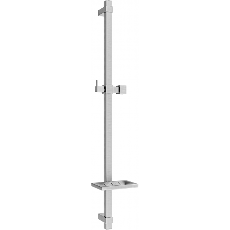 Mexen DQ zuhanyrúd szappantartóval, 80 cm, grafit - 79381-66