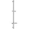 Mexen DQ bară de duș cu săpunieră 80 cm, Grafit - 79381-66