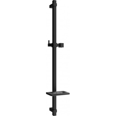 Mexen DQ bară de duș cu săpunieră 80 cm, Neagră - 79381-70