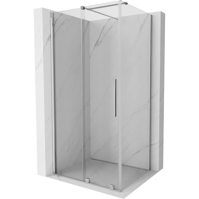 Mexen Velar cabina de duș glisantă 90 x 70 cm, transparentă, crom - 871-090-070-01-01