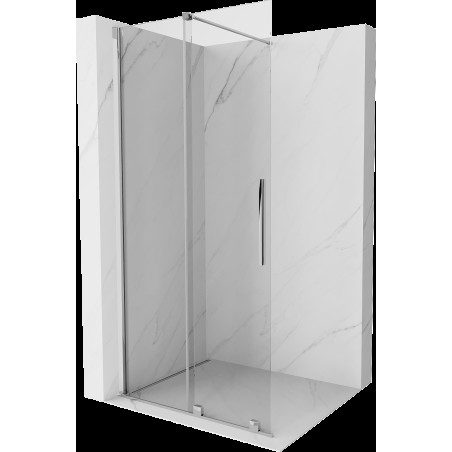 Mexen Velar panou de duș retractabil Walk-in 80 x 200 cm, transparent 8 mm, crom - 871-080-000-03-01