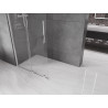 Mexen Velar Tolóajtós zuhanyfal Walk-in 80 x 200 cm, átlátszó 8 mm, króm - 871-080-000-03-01