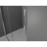 Mexen Velar áttetsző, 110 x 200 cm-es, tolható walk-in zuhanyfal, 8 mm, króm - 871-110-000-03-01