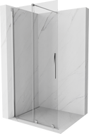 Mexen Velar perete duș extensibil Walk-in 120 x 200 cm, transparent 8 mm, crom - 871-120-000-03-01
