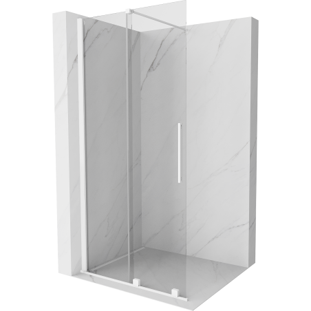 Mexen Velar panou de duș glisant Walk-in 85 x 200 cm, transparent 8 mm, alb - 871-085-000-03-20