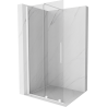 Mexen Velar Tolóajtós zuhanyfal Walk-in 90 x 200 cm, átlátszó 8 mm, fehér - 871-090-000-03-20