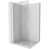 Mexen Velar walk-in zuhanyfal tolóajtóval, 90 x 200 cm, átlátszó 8 mm, fehér - 871-090-000-03-20