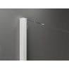 Mexen Velar Tolóajtós zuhanyfal Walk-in 90 x 200 cm, átlátszó 8 mm, fehér - 871-090-000-03-20