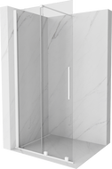 Mexen Velar perete de duș extensibil Walk-in 120 x 200 cm, transparent 8 mm, alb - 871-120-000-03-20