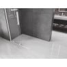 Mexen Velar eltolható Walk-in zuhanyfal 120 x 200 cm, átlátszó 8 mm, fehér - 871-120-000-03-20