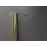 Mexen Velar perete de duș retractabil Walk-in 80 x 200 cm, transparent 8 mm, aurit - 871-080-000-03-50