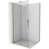 Mexen Velar Tolható Walk-in zuhanyfal 85 x 200 cm, átlátszó 8 mm, arany - 871-085-000-03-50