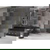 Mexen Velar falra szerelhető tolóajtó 70 x 200 cm, átlátszó 8 mm, arany - 871-070-000-03-50