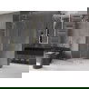 Mexen Velar falra szerelhető tolóajtó 70 x 200 cm, átlátszó 8 mm, arany - 871-070-000-03-50