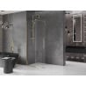 Mexen Velar Tolóajtós zuhanyfal Walk-in 80 x 200 cm, átlátszó 8 mm, arany - 871-080-000-03-50