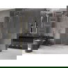 Mexen Velar to vonalzó 70 x 200 cm, 8 mm átlátszó üveg, arany anodizált - 871-070-000-03-55