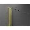 Mexen Velar panou de duș glisant Walk-in 70 x 200 cm, transparent 8 mm, aurit periat - 871-070-000-03-55