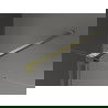 Mexen Velar to vonalzó 70 x 200 cm, 8 mm átlátszó üveg, arany anodizált - 871-070-000-03-55