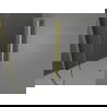 Mexen Velar to vonalzó 70 x 200 cm, 8 mm átlátszó üveg, arany anodizált - 871-070-000-03-55
