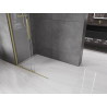 Mexen Velar Walk-in zuhanyfal tolóajtóval 80 x 200 cm, átlátszó 8 mm, arany kefélt felület - 871-080-000-03-55