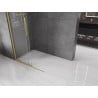 Mexen Velar toló zuhanyfal Walk-in 120 x 200 cm, átlátszó 8 mm, arany kefe - 871-120-000-03-55
