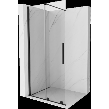 Mexen Velar perete de duș extensibil Walk-in 70 x 200 cm, transparent 8 mm, negru - 871-070-000-03-70