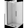 Mexen Velar perete de duș extensibil Walk-in 70 x 200 cm, transparent 8 mm, negru - 871-070-000-03-70