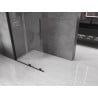 Mexen Velar perete de duș glisant Walk-in 75 x 200 cm, transparent 8 mm, negru - 871-075-000-03-70
