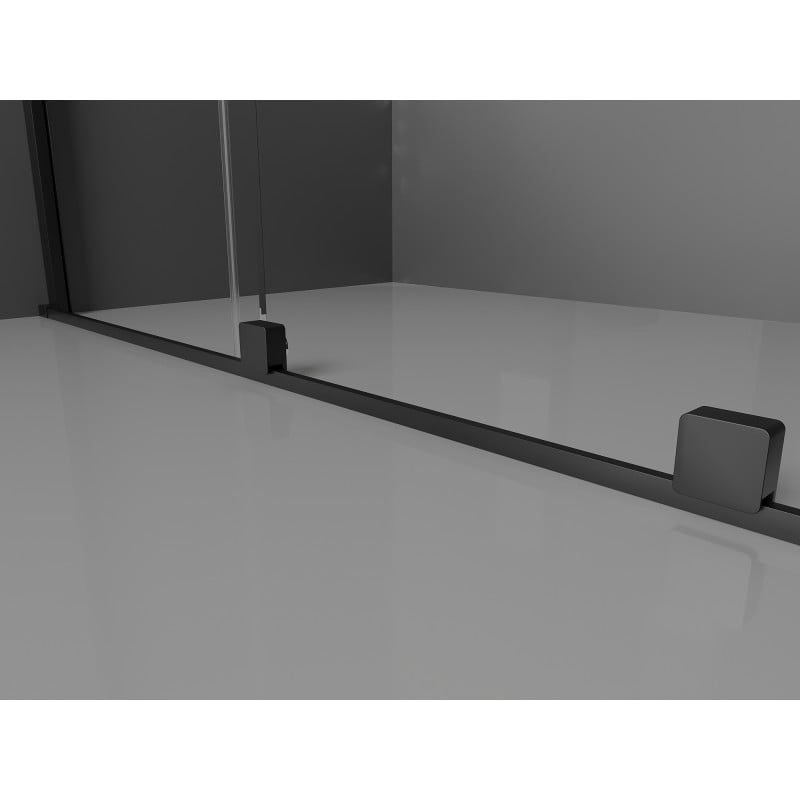 Mexen Velar eltolható zuhanyfal Walk-in 80 x 200 cm, átlátszó 8 mm, fekete - 871-080-000-03-70