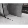 Mexen Velar panou de duș glisant Walk-in 90 x 200 cm, transparent 8 mm, negru - 871-090-000-03-70