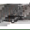 Mexen Velar kihúzható zuhanyfal 70 x 200 cm, áttetsző 8 mm, polírozott réz - 871-070-000-03-65