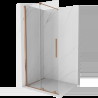 Mexen Velar perete duș extensibil Walk-in 80 x 200 cm, transparent 8 mm, cupru periat - 871-080-000-03-65