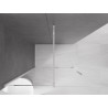 Mexen Velar Tolóajtós Walk-in zuhanyfal 130 x 200 cm, átlátszó 8 mm, króm - 871-130-000-03-01